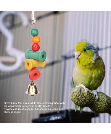 Ciciglow Colorful Bird Swing Toys - Parrot Swing with Stainless Steel Chain Ladder Bells & Balls - Ideal for Birds - Buy Online on GoSupps.com