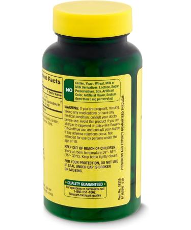 Spring Valley Milk Thistle Extract 175 mg 90 Capsules Standardized Herbal Supplement with Silymarin Set by Basket Goods - Buy Online on GoSupps.com