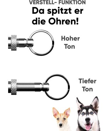 Enero Metal Dog Whistle - High Frequency Adjustable Recall Whistle | Perfect Dog Accessories for Training - Buy Online on GoSupps.com
