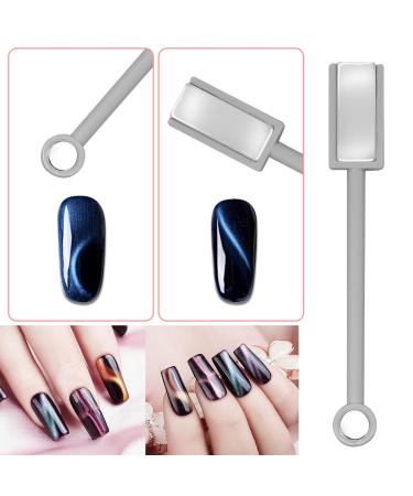 4Pcs Cat Eye Nail Magnet Set - Double-Head Tool for Gel Polish Art | Strong Suction & DIY Manicure | Perfect for Salon & Home Use - Buy Online on GoSupps.com