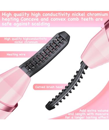 LFCFBH Heated Eyelash Curler Electric Lash Curler 3 Temp Settings 24 Hours Long Lasting (Pink) - Buy Online on GoSupps.com