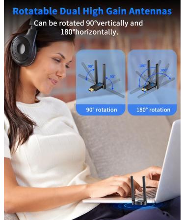 ZEXMTE Long Range USB Bluetooth Adapter for PC 5.4 - Buy Online on GoSupps.com