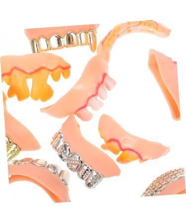Beatifufu 10 Stk Halloween Vampire Teeth | Creepy Cosplay & Costume Accessories - High-Quality PVC False Teeth for Spooky Looks - Buy Online on GoSupps.com