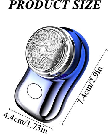 Mini Shave Travel Shaver Men Electric Razor for Men Portable Electric Shaver Mini Shaver Rechargeable Men's Portable Shaver for Home Travel Office Gradient Blue - Buy Online on GoSupps.com