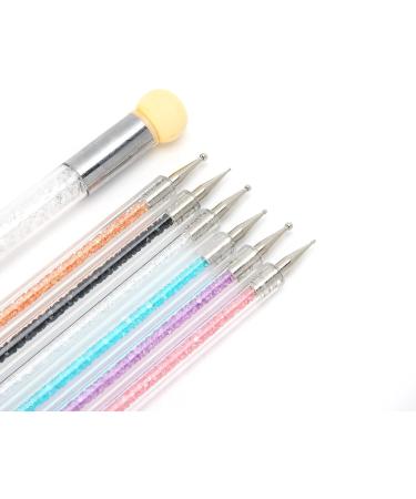 Nail Art Tools Nail Art Pen Soft Delicate Acrylic Ergonomic with Dual ended Design for Nail Salon - Buy Online on GoSupps.com