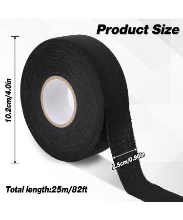Kalione Non-Slip Hockey Racket Tape - 25m x 25mm Self-Adhesive Handle Band for Badminton Golf and Tennis - Durable Wear-Resistant Black - Buy Online on GoSupps.com