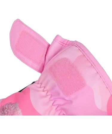 Kids Waterproof Mittens | Winter Thermal Fleece Lined Gloves for Ages 1-3 | Pink - Buy Online on GoSupps.com