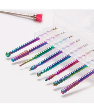 Professional Euduq 17-Piece Tungsten Carbide Nail Drill Bits Set for Gel & Acrylic | Manicure & Pedicure Attachments - Buy Online on GoSupps.com