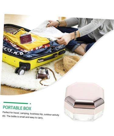 Mipcase 5pcs Box Powder Box Clear Cosmetic Case Bulk Makeup Small Loose Powder Case Travel Portable - Buy Online on GoSupps.com