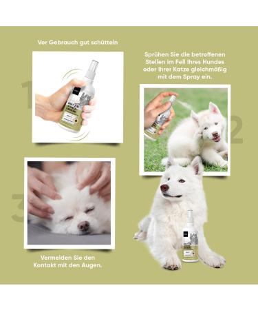 Animigo Anti-Itching Spray for Dogs & Cats - 250ml Fur Care with Aloe Vera & Tea Tree Oil - Natural Wound Spray for Itchy Skin Allergies Hot Spots & Parasites - Buy Online on GoSupps.com