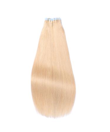 Buy #24 Gold Blonde Tape In Hair Extensions - 40cm Real Remy Hair - 50 Bricks (4cm Wide) - 100% Adhesive Tape by Novon Hair Extensions - Buy Online on GoSupps.com