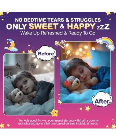 Magnesium Glycinate Gummies for Kids & Adults 90 Counts No Melatonin Magnesium Gummies for Sleep & Calm Sugar Free Vegan with Glycine L-Theanine B6 D3 Zinc & Omega 3 - Raspberry Flavor 90 Count (Pack of 1) - Buy Online on GoSupps.com
