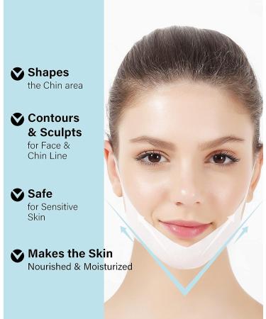 Dr. Pure Double Chin 15 Pcs Chin Strap with Aloe Vera - Neck Lift Hydrogel Collagen Mask for Women - Buy Online on GoSupps.com