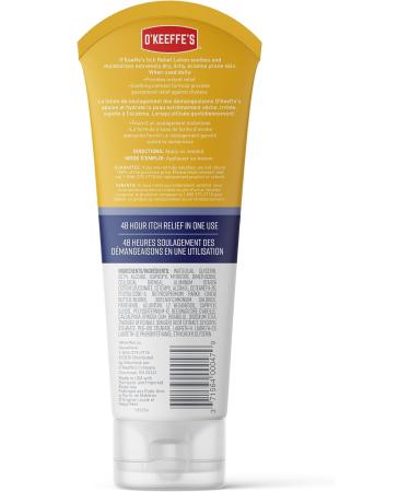 O'Keeffe's Itch Relief Body Cream 48 Hour Itch Relief for Dry and Eczema Prone Skin Fragrance Free Steroid Free Hypoallergenic 8 oz / 227 g Tube (Pack of 1) 105253 White - Buy Online on GoSupps.com