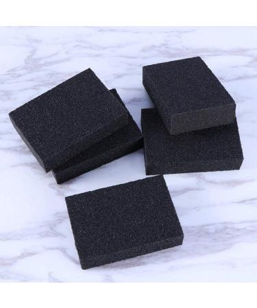 U-K 5pcs Kitchen Cleaning Sponges Carborundum Sponges Scouring Pads Sponges Dish Washing Sponges for Kitchen Black Durable As Shown - Buy Online on GoSupps.com