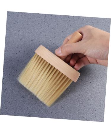 Plafope Vintage Shaving Brush - Soft Salon Shaver & Hair Cleaning Brush for Men | Wooden Neck Dusting Brush - Buy Online on GoSupps.com