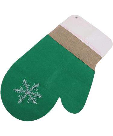 Door Hanging Glove Exquisite Details Cloth Christmas Doorway Sign Gloves Safe for Wall for Fireplaces (Green) - Buy Online on GoSupps.com