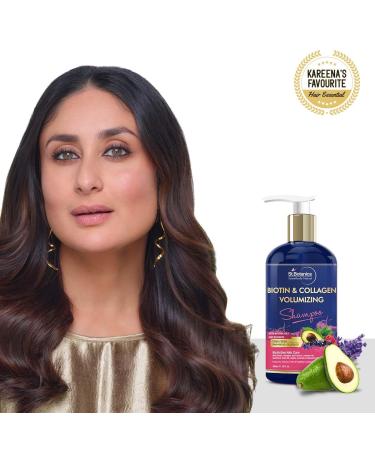 StBotanica Biotin & Collagen Volumizing Hair Shampoo - 300ml | Sulphate-Free Paraben-Free Silicone-Free - Best for Healthy Hair Growth - Buy Online on GoSupps.com