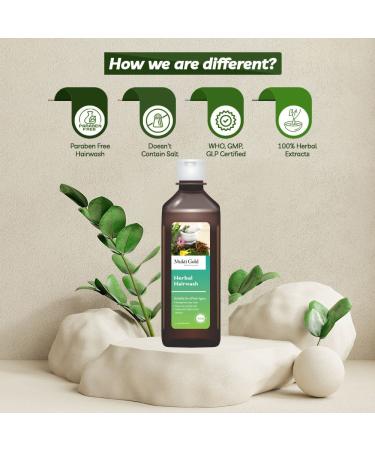 Axiom Ayurveda Mukti Gold Hairwash Shampoo 200 ml - Nourishing Ayurvedic Hair Care for Healthy Scalp & Hair - Buy Online on GoSupps.com