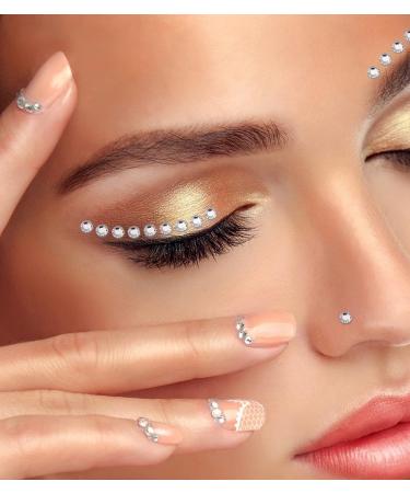 KOHOTA 6 Sheets Face Gem Eye Body Jewels Crystal Rhinestone for Halloween Festival & Nail Art - Multi-color - Buy Online on GoSupps.com