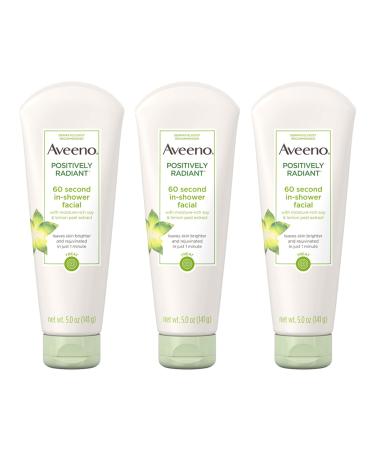 Aveeno Aveeno Active Naturals Positively Radiant Face Wash 60 Seconds in the Shower 141.7 g