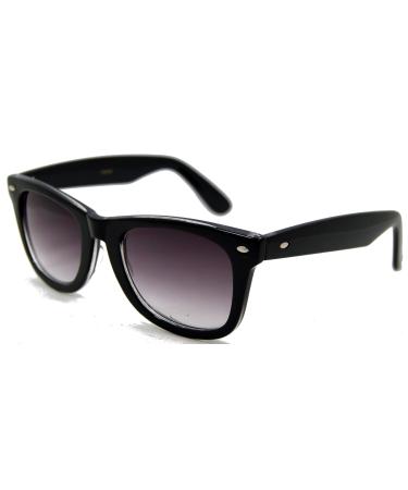EyeCool Classic Full Reader Glasses Non-Bifocal Sunglasses - Full-Rimmed Frame - Non-Polarized Lens - Black - 3.0x Black 3.0 x