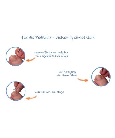 Faude Corner Lifter - Professional Stainless Steel Foot Care Tool for Ingrown Toenails & Nail Cleaning | 17cm Spoon Lifter - Buy Online on GoSupps.com