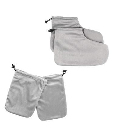 DERCLIVE Paraffin Wax for Feet - Bathing Shoes Gloves & Booties for Thermal Treatment - International Shipping Available - Buy Online on GoSupps.com