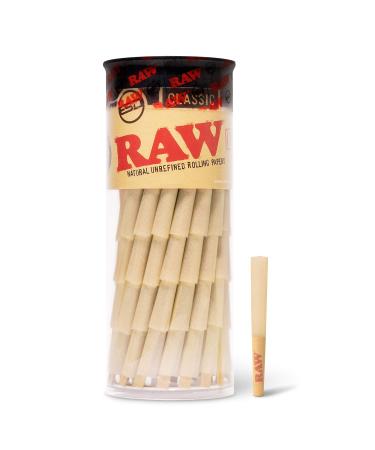 RAW Pre Rolled Cones 70/30 - Tiny Sized Prerolled Cones 70mm in Length with a 30mm Tip - Small, Portable, for Quick Smoking Sessions - 102 Cone Pack 102 Pack - Buy Online on GoSupps.com