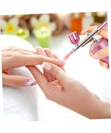 Mikinona 1 Set Cordless Airbrush Nail Art Supplies Electric Airbrush Manicure Nail Spray Air Brush Kit Nail Airbrush Electric Spraygun Airbrush Paint Wireless Compressor Aluminum Alloy - Buy Online on GoSupps.com