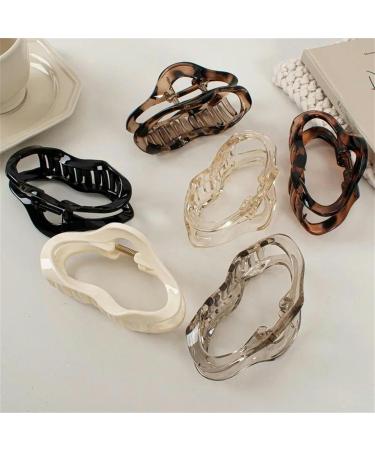 Hair clips Claw Clips 1 Pc Irregular Hollow Out Hair Claws Clips Women Girls Large Crab Hair Clips Barrettes Clips Hair Accessories Fashion-D(B) - Buy Online on GoSupps.com