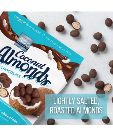 Edward Marc Chocolatier 32oz Coconut Almonds with Dark Chocolate 2-Pack - 2 lb (Pack of 2) - Buy Online on GoSupps.com
