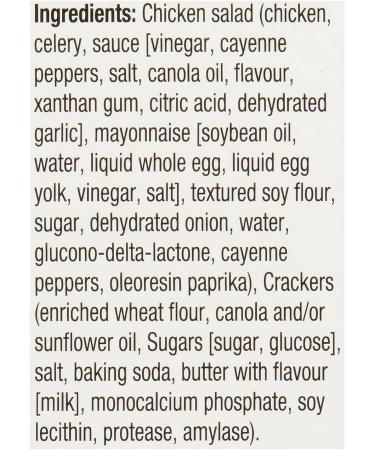 Clover Leaf Chicken Snacks Spicy Buffalo - 99g KIT 12 Count - Canned Chicken Salad With 6 Crackers And Spoon Convenient Ready-To-Eat Snack - Source Of Protein Iron And Fibre Spicy Buffalo 12 Count - Buy Online on GoSupps.com