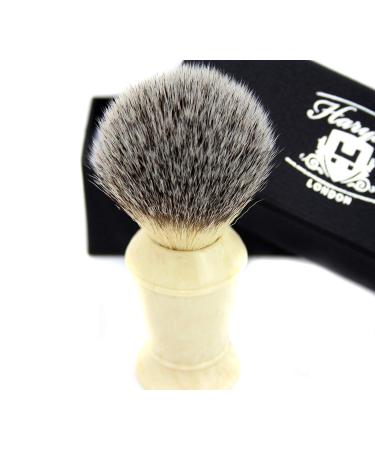 Synthetic Hair Shaving Brush with Ivory Handle | Classic Gift Box Included - Premium Quality Shaving Accessories - Buy Online on GoSupps.com