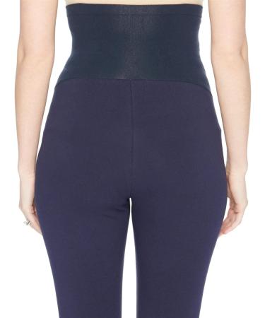 Motherhood Maternity Essential Stretch Leggings - Navy Blue | Secret Fit Belly | Maternity Leggings for Women - Buy Online on GoSupps.com