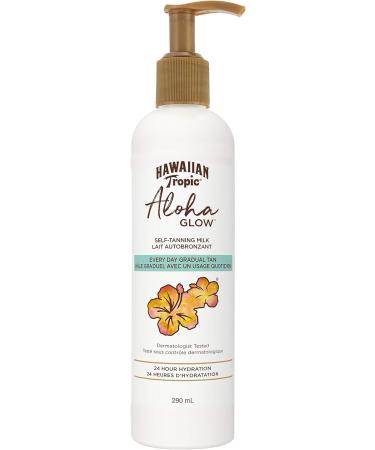Hawaiian Tropic Aloha Glow Sunless Self-Tanning Milk Everyday Gradual Tan 290 ml. Packaging May Vary & Silk Hydration Weightless After Sun Lotion 180 Milliliters Lotion+ After Sun - Buy Online on GoSupps.com