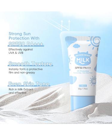 LAIKOU Sakura sunscreen face 2 x 50 ml milk - Buy Online on GoSupps.com