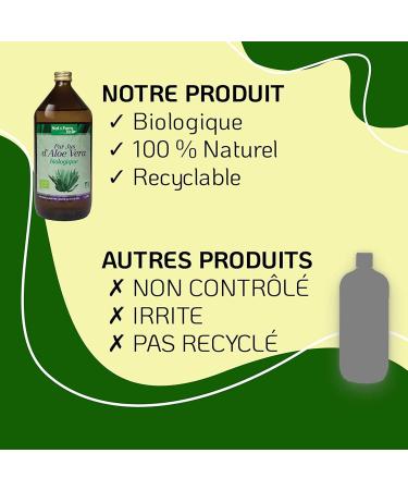  Nat & form Nat & Form Organic Pure Aloe Vera Juice 1 Litre - Buy Online on GoSupps.com
