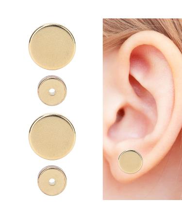 Magnetic Weight Loss Earrings - Therapy & Acupuncture Point Stimulation - Golden Unsawaous Couple - Buy Online on GoSupps.com