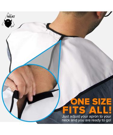 Neat Guy Beard Bib Apron for Men | Mess-Free Shaving & Trimming Cape - Perfect Holiday Gift - Buy Online on GoSupps.com