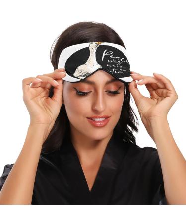 Funny Goose Eye Mask - Light Blocking Sleep Mask for Men & Women | Adjustable Soft Blindfold for Travel & Naps - Buy Online on GoSupps.com