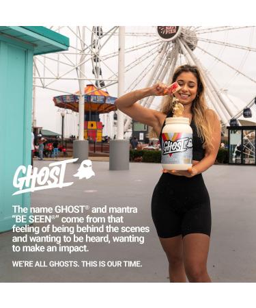 GHOST Vegan Protein Powder - 2lb 20g of Protein - Plant-Based Pea & Organic Pumpkin Protein - Post Workout & Nutrition Shakes Smoothies & Baking - Soy & Gluten-Free (Peanut Butter Cereal Milk) - Buy Online on GoSupps.com