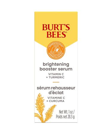 Burt's Bees Vitamin C Turmeric Face Serum - Brightens Skin, Reduces Dark Spots & Wrinkles - Lightweight Hydrating Booster (1 oz) - Buy Online on GoSupps.com