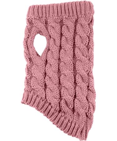 Famkit Pet Dog Turtleneck Sweater - Warm Knitwear for Small Dogs | Stylish & Comfortable Outwear in Hell-Pink (M-2 for 5.5-7.7lb) - Buy Online on GoSupps.com
