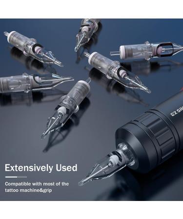 20Pcs EZTAT2 21 Curved Magnum Tattoo Cartridge Needles - Disposable Revolution Needles #10 Bugpin Long Taper for Rotary Tattoo Pen Machine - Buy Online on GoSupps.com