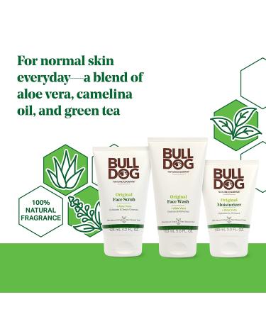 Bulldog Original Full Face Kit: Moisturizer, Face Wash & Scrub for Men - Buy Online on GoSupps.com