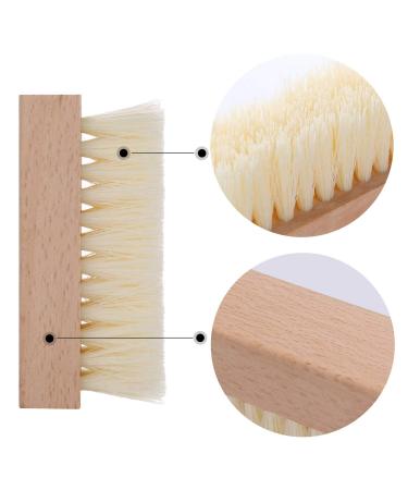 4 Pcs Wooden Nail Brush - Non-Slip Scrub Brush for Fingernail and Toe Cleaning - Buy Online on GoSupps.com