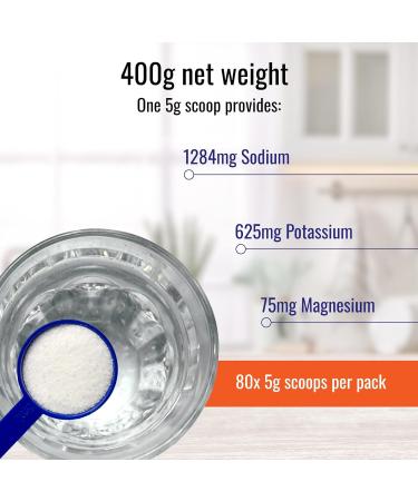 Fasting Salts: Pure Electrolyte Powder with Sodium, Potassium, Magnesium. 400g - Nutri-Align Fasting Range - Buy Online on GoSupps.com