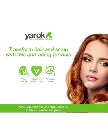 Yarok Feed Your Youth Organic Hair & Scalp Serum | Vegan Hair Growth & Repair | 100% Natural Gluten-Free Cruelty-Free - 1oz - Buy Online on GoSupps.com