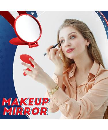 48 Pcs Weysat Compact Mirror Bulk - Mini Folding Makeup Pocket Mirrors for Women Girls - Inspirational Round Travel Hand Mirror (Multicolor Cute) - Buy Online on GoSupps.com